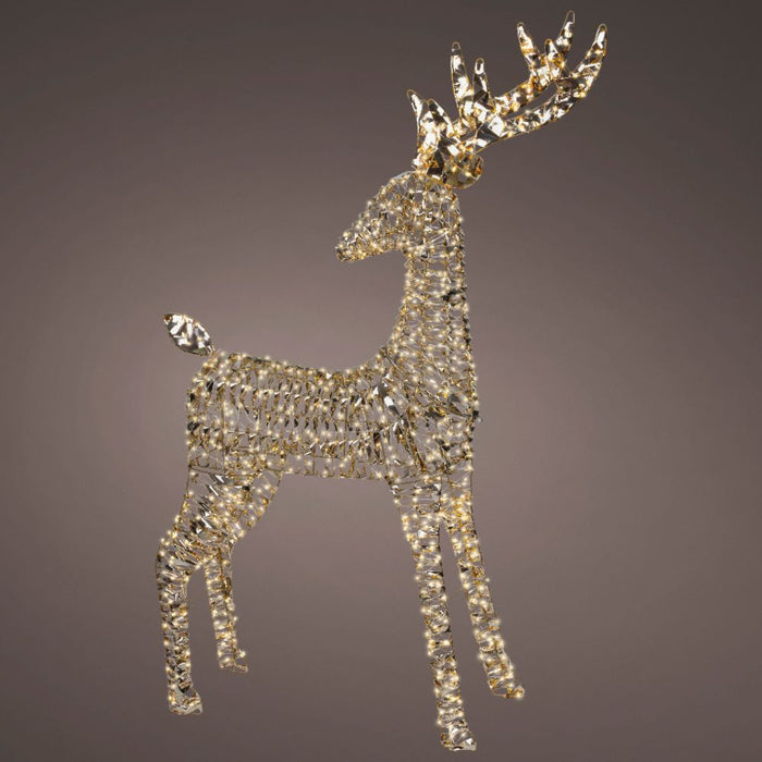 130cm Gold Ribbon Deer