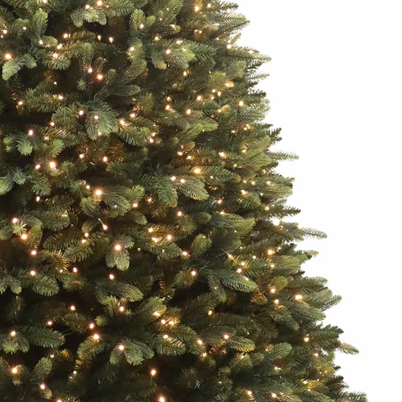 Puleo Grand Everett Spruce 7ft Prelit Artificial Christmas Tree with Dual Colour Lights