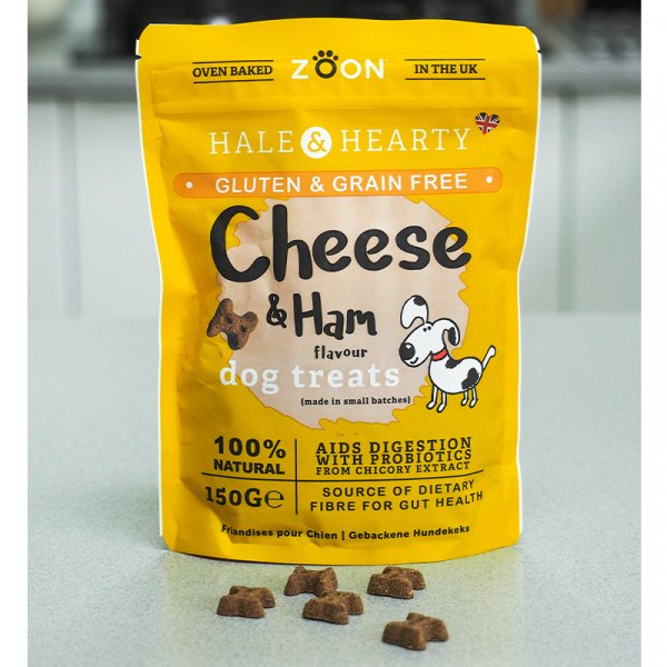 Hale & Hearty Ham & Cheese Grain Free Treats 150g