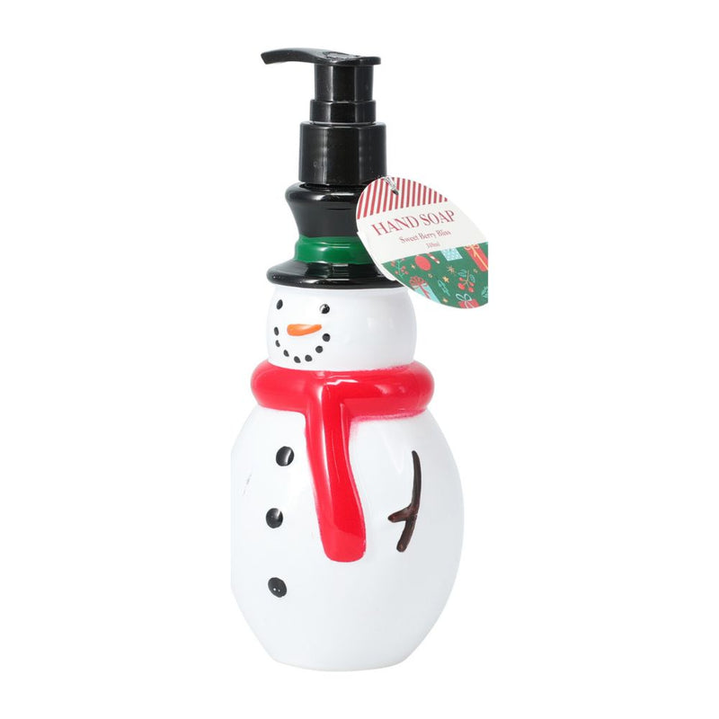 Hand Soap In Snowman Bottle