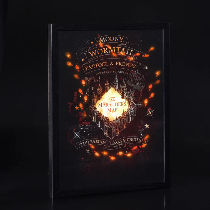 Harry Potter - Marauders Map Light Up Wall Art