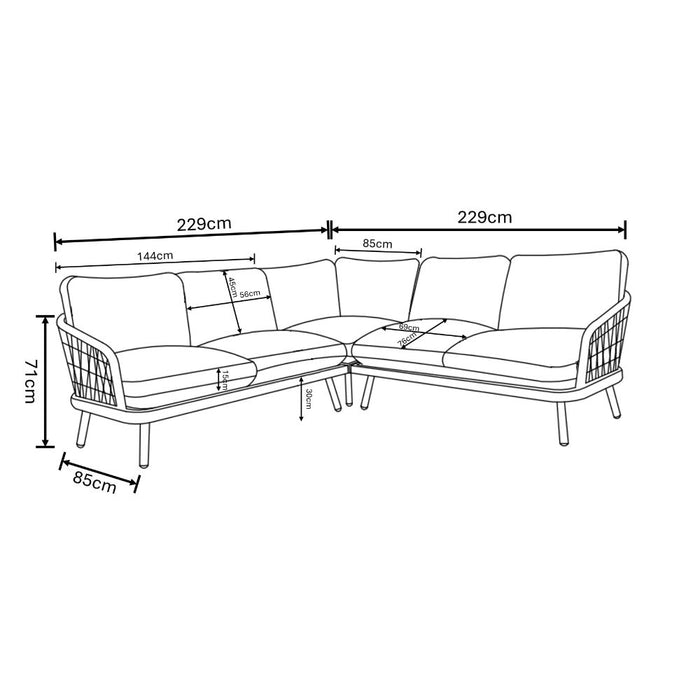 Hartman Aries Square Casual Dining Set