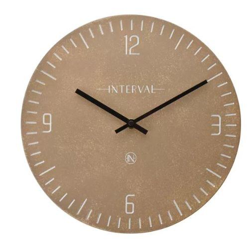 Interval Resin Mushroom Wall Clock 30cm — Newbank Garden Centre