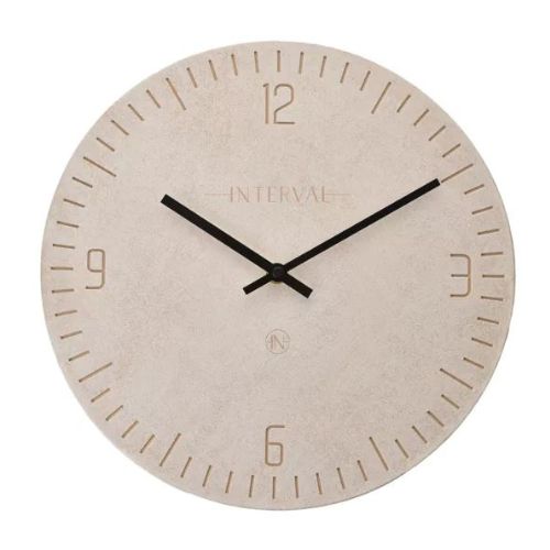 Interval Resin Stone Wall Clock 30cm — Newbank Garden Centre
