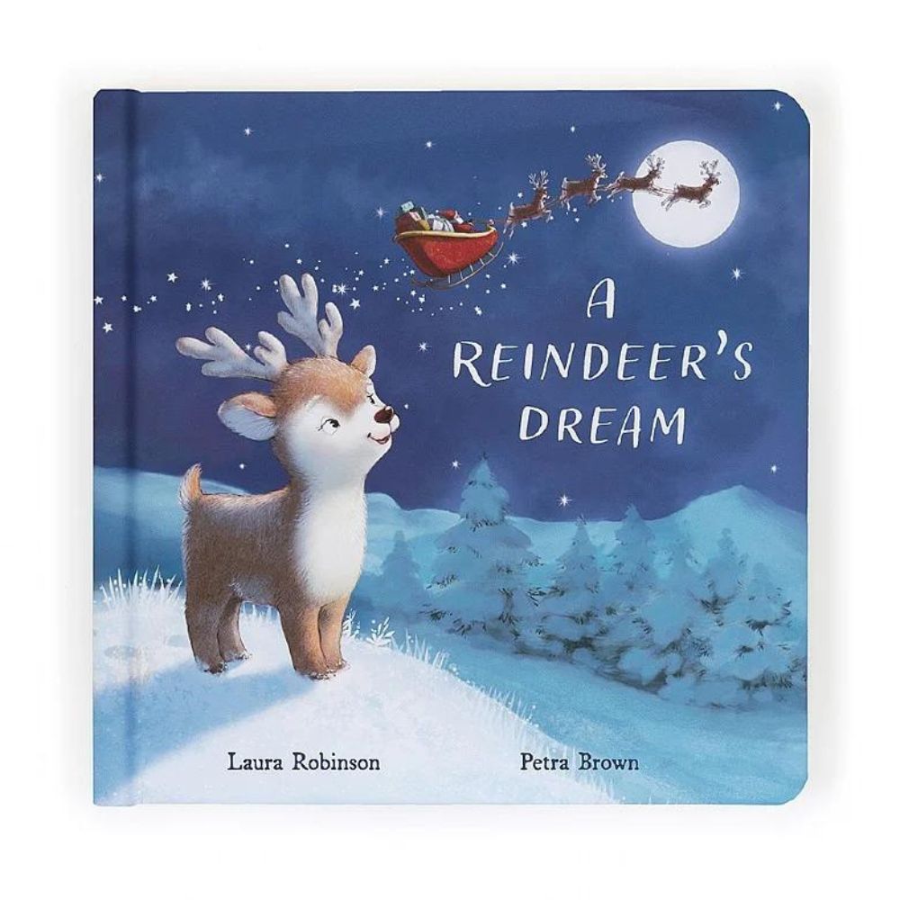 Jellycat Mitzi Reindeer's Dream Book Newbank Garden Centre