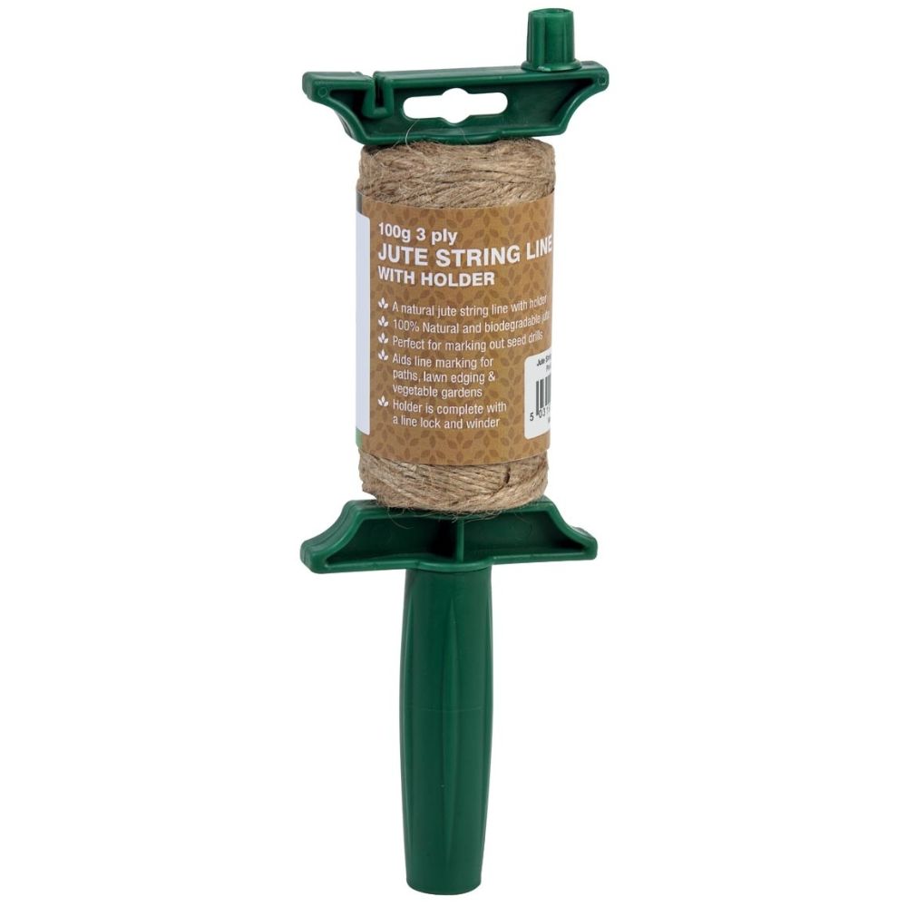 Jute String Line With Holder 100g 3 PLY — Newbank Garden Centre