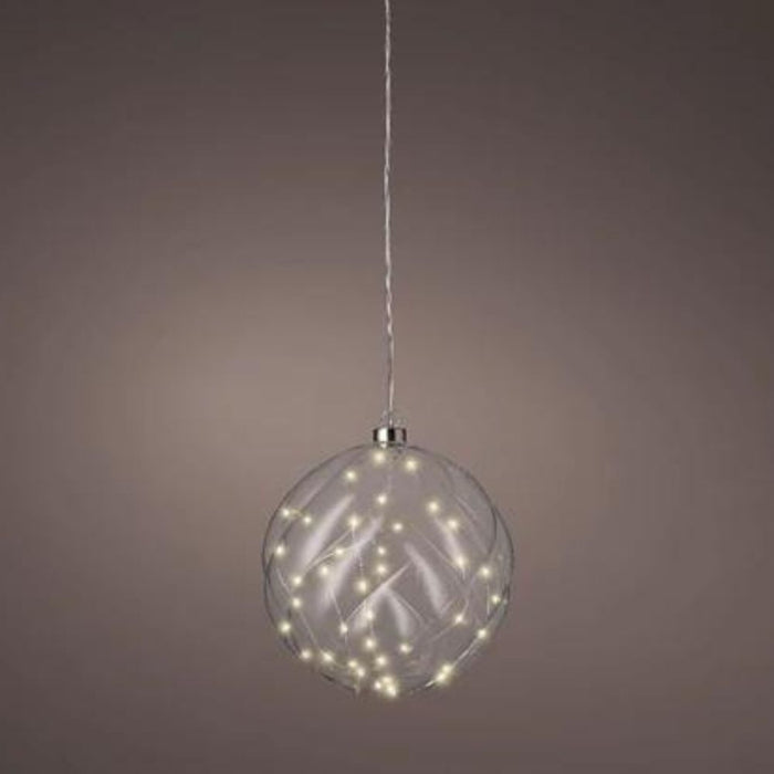 Kaemingk Clear Ball Warm LED 20cm Warm White