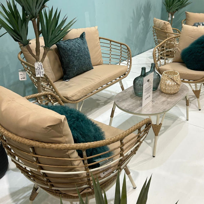 Kaemingk Evora Natural Wicker Lounge Set