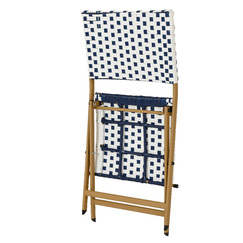 Kaemingk Blue Bellano Wicker Bistro Set