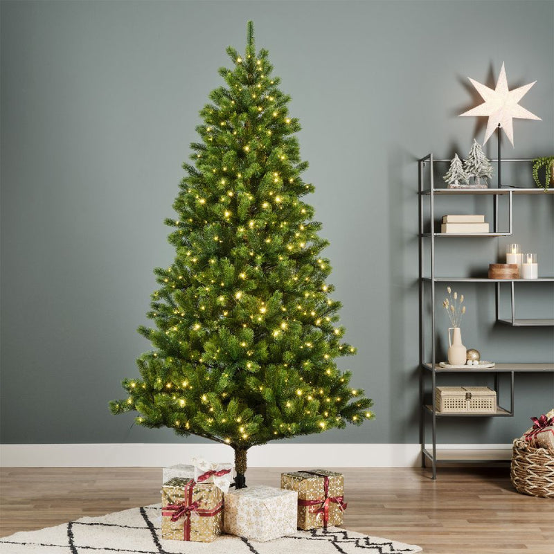 Everlands Kenmore Fir Prelit Artificial Christmas Tree