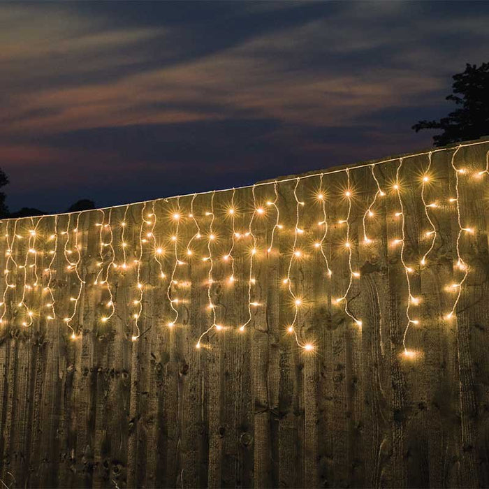 LED Icicle Lights - Warm White
