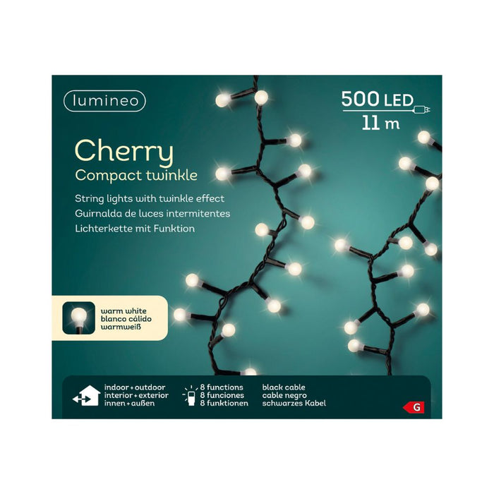 500 LED Cherry Lights Warm White