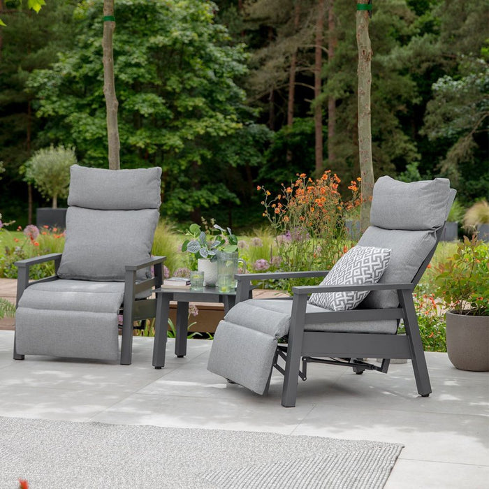 LG Outdoor Barcelona Reclining Duo Set