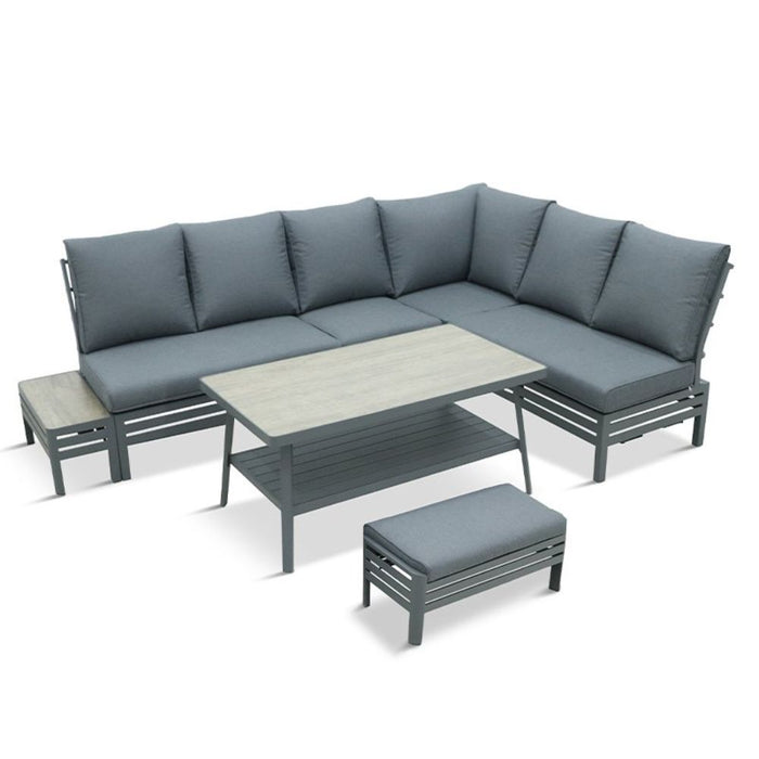 LG Outdoor Monza Rectangular Modular Dining Set