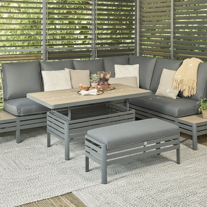 LG Outdoor Monza Rectangular Modular Dining Set