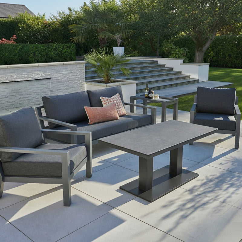 LIFE Timber Lounge Set With Adjustable Zeb Table