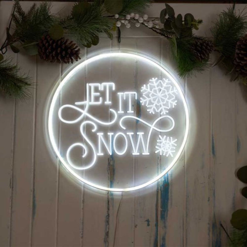 Let It Snow Neon Sign