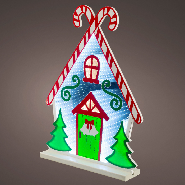 Lumineo Candy Cane House Infinity Mirror