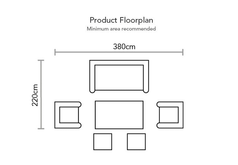 Supremo Melbury Lounge Dining Firepit