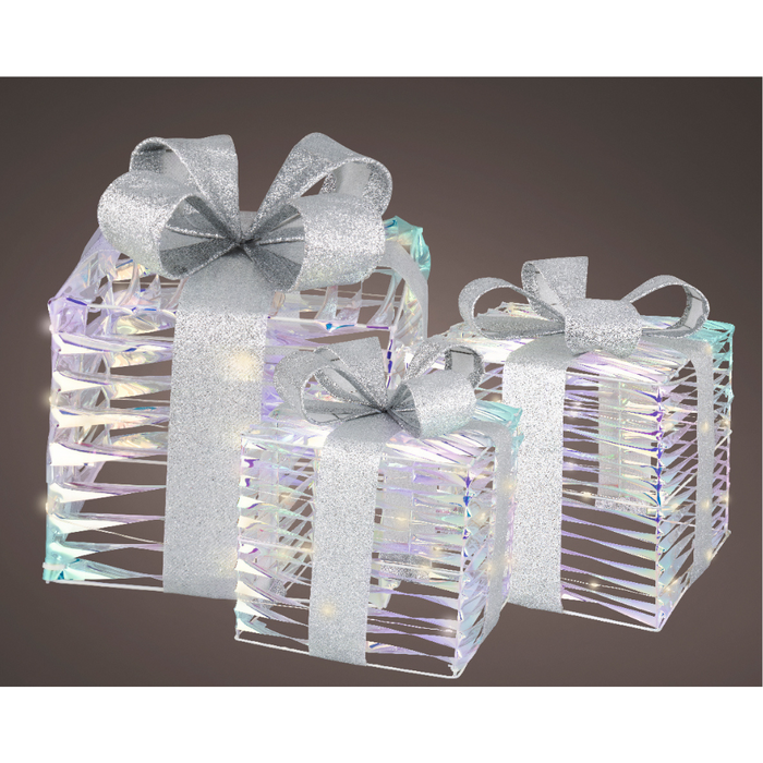 Lumineo Micro LED Iridescent Gift Boxes