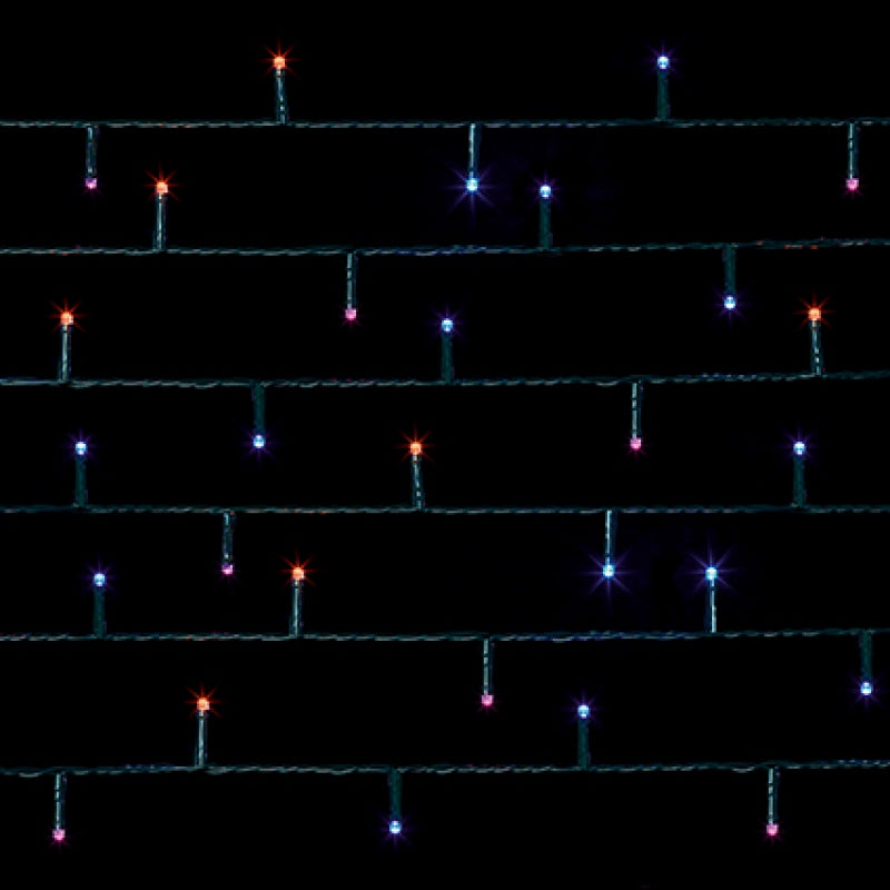 Premier Plug In Christmas Lights (Mains Powered) – Rainbow LED String Lights