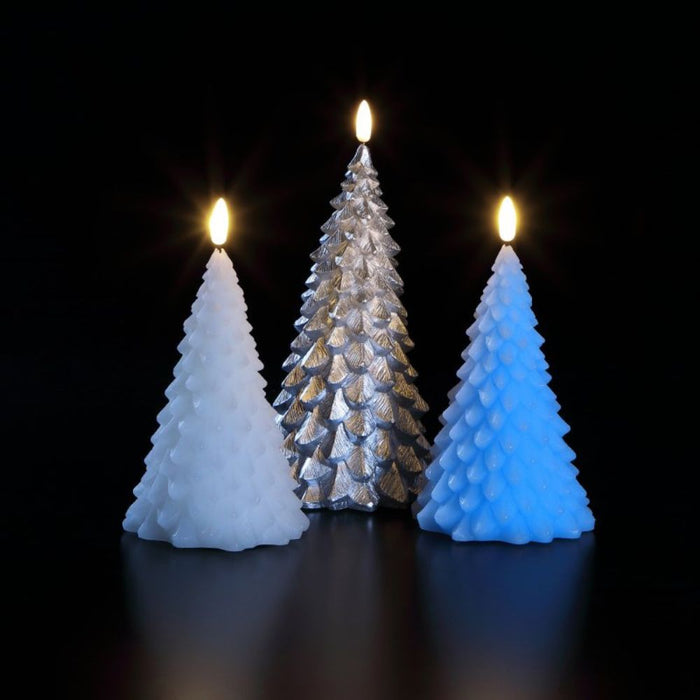 Noma Christmas Tree Wax LED Candle 3 Set