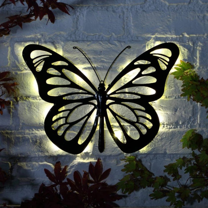 Noma Metal Plaque LED Butterfly