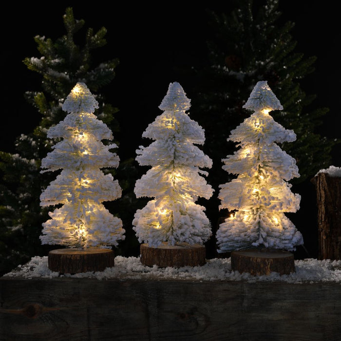 Noma Prelit Snowy Bristle Tree