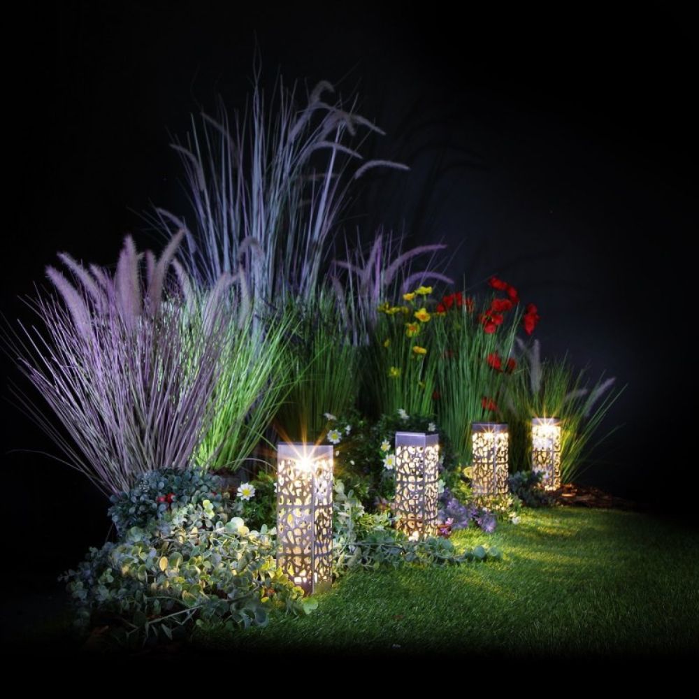 Noma Square Woodland Border Light (4 pack) — Newbank Garden Centre