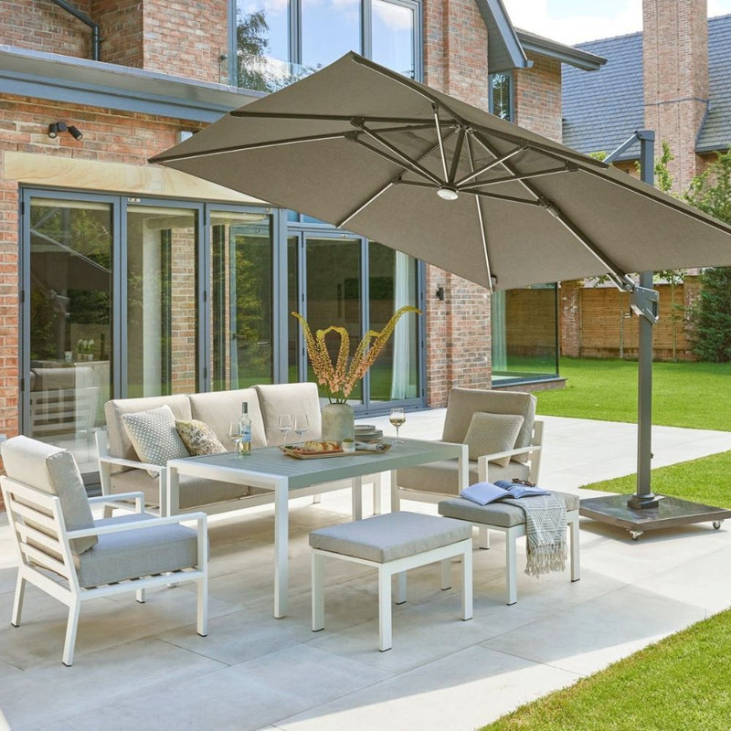 Norfolk Leisure Royce Ambassador Parasol light Grey