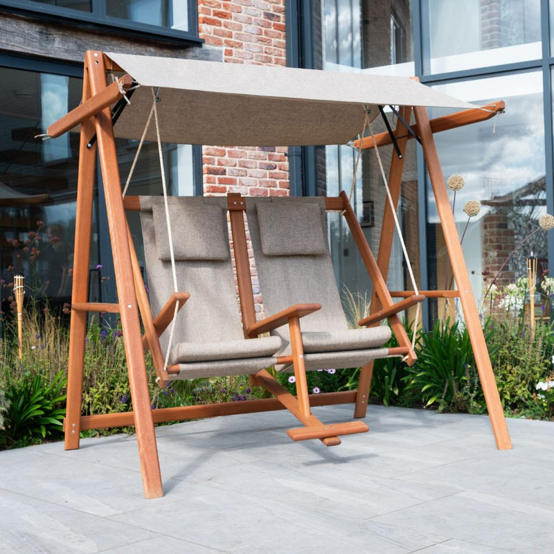 Norfolk Leisure In-Motion Tete-a-Tete Swing Bench