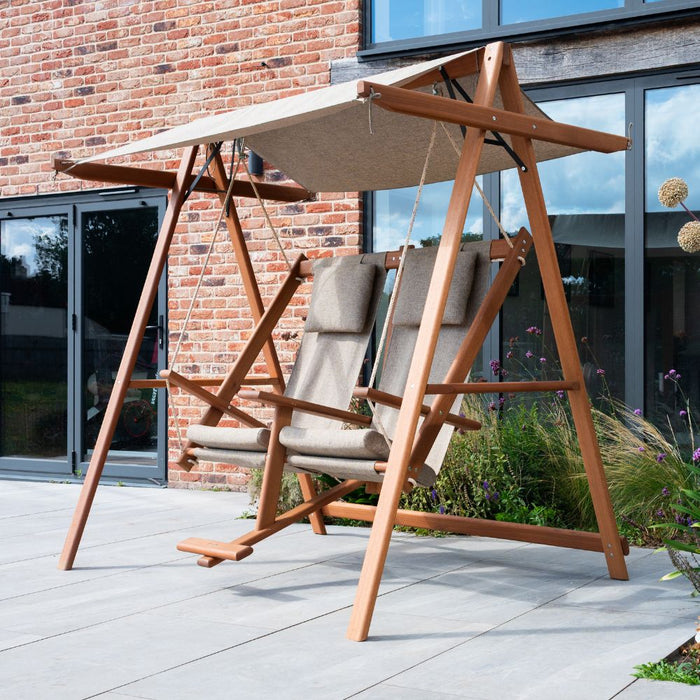 Norfolk Leisure In-Motion Tete-a-Tete Swing Bench