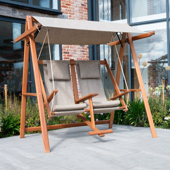 Norfolk Leisure In-Motion Tete-a-Tete Swing Bench