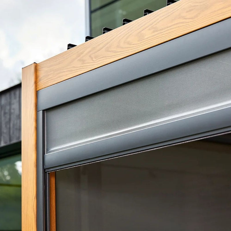 Norfolk Leisure 3mx4m Royce Cube Pergola Wood Effect