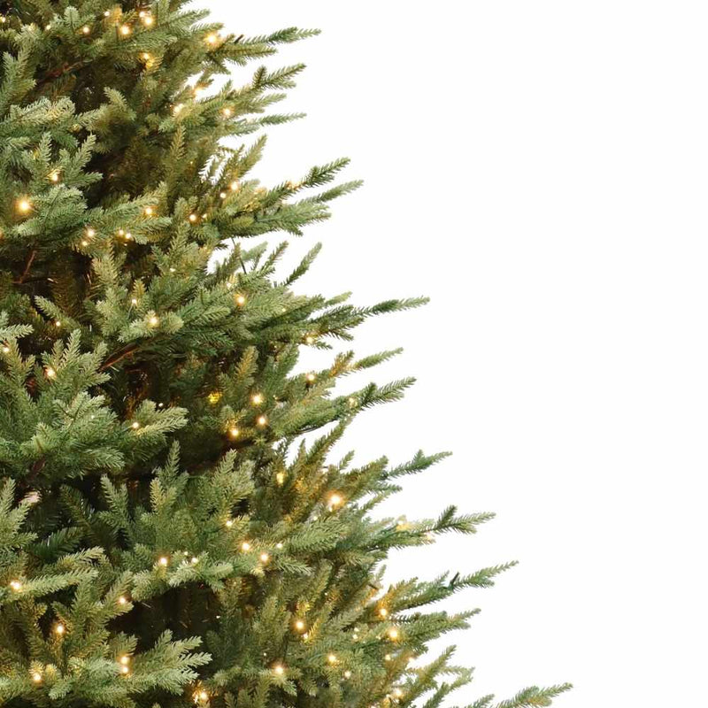 Puleo Nottingham 7ft Prelit Artificial Christmas Tree with Dual Colour Lights