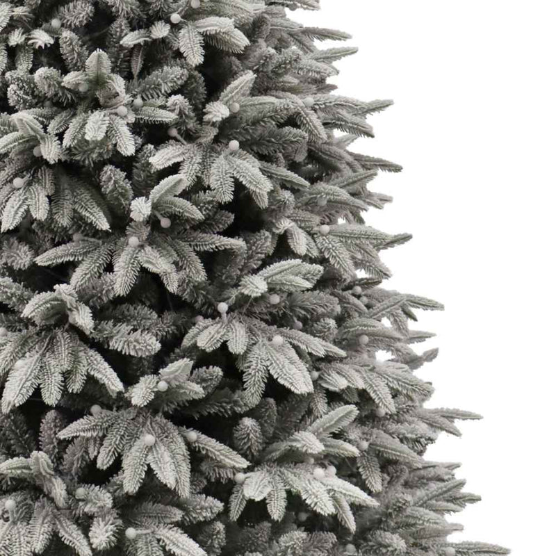 Puleo Parque Flocked 7ft Artificial Christmas Tree