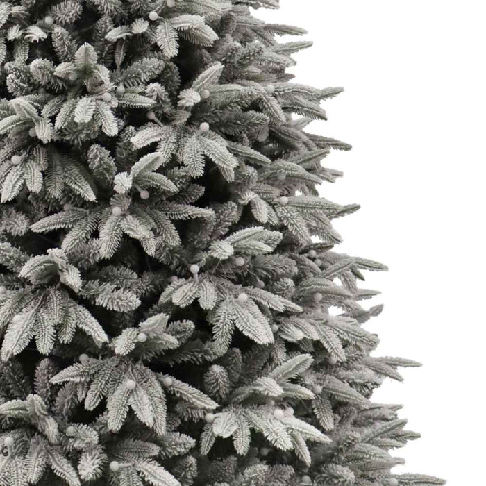 Puleo Parque Flocked 7ft Artificial Christmas Tree