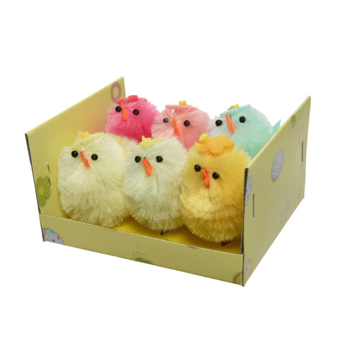 Pastel Easter Chicks x6