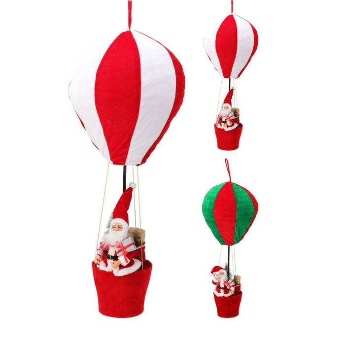 98cm Pop Up Hot Air Balloon with Santa