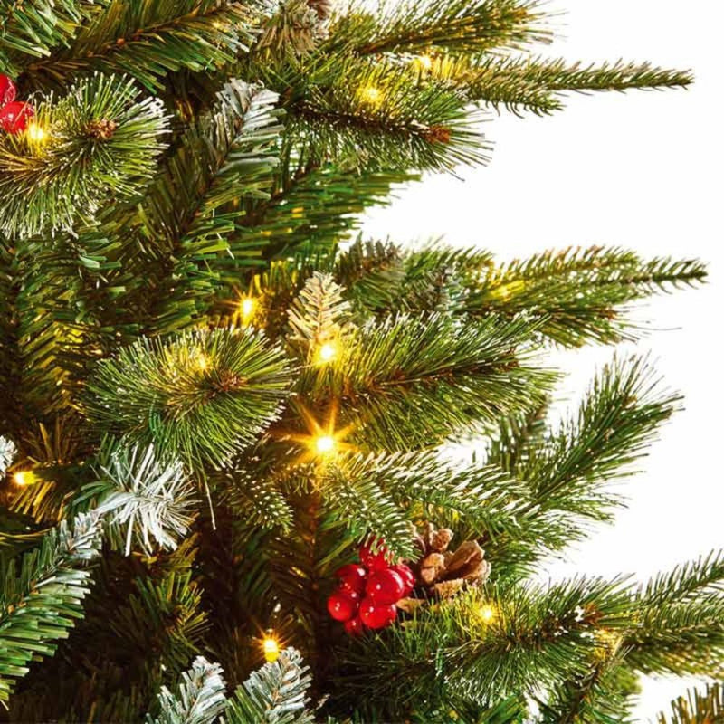 Premier 7ft Prelit New Jersey Spruce Artificial Christmas Tree