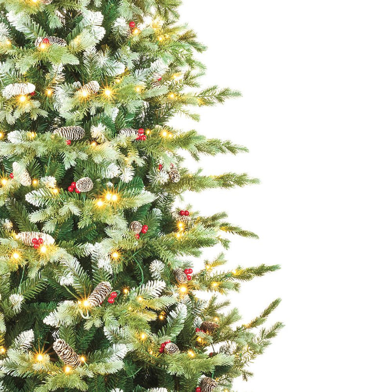 Premier 7ft Prelit Highland Fir Artificial Christmas Tree