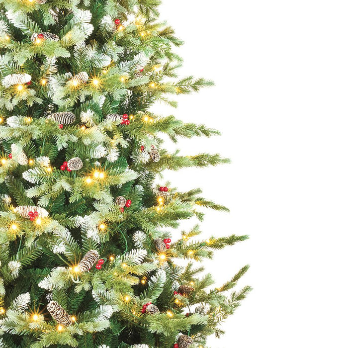 Premier 7ft Prelit Highland Fir Artificial Christmas Tree