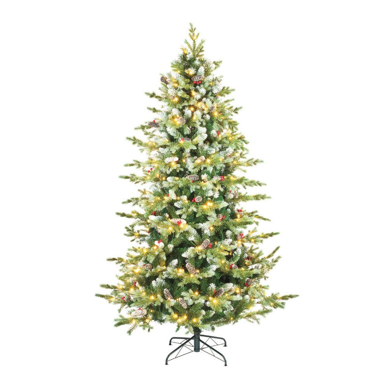 Premier 7ft Prelit Highland Fir Artificial Christmas Tree