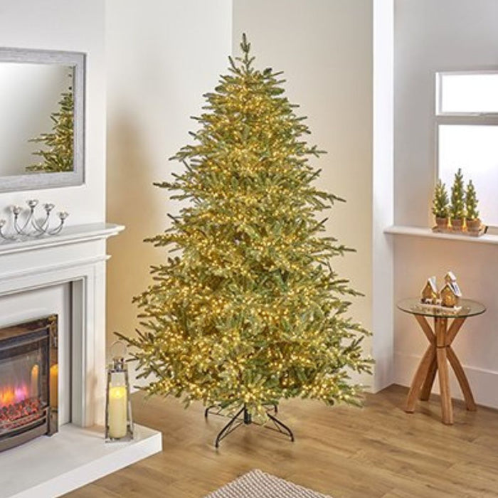 Premier 7ft Prelit Starry Spruce Artificial Christmas Tree