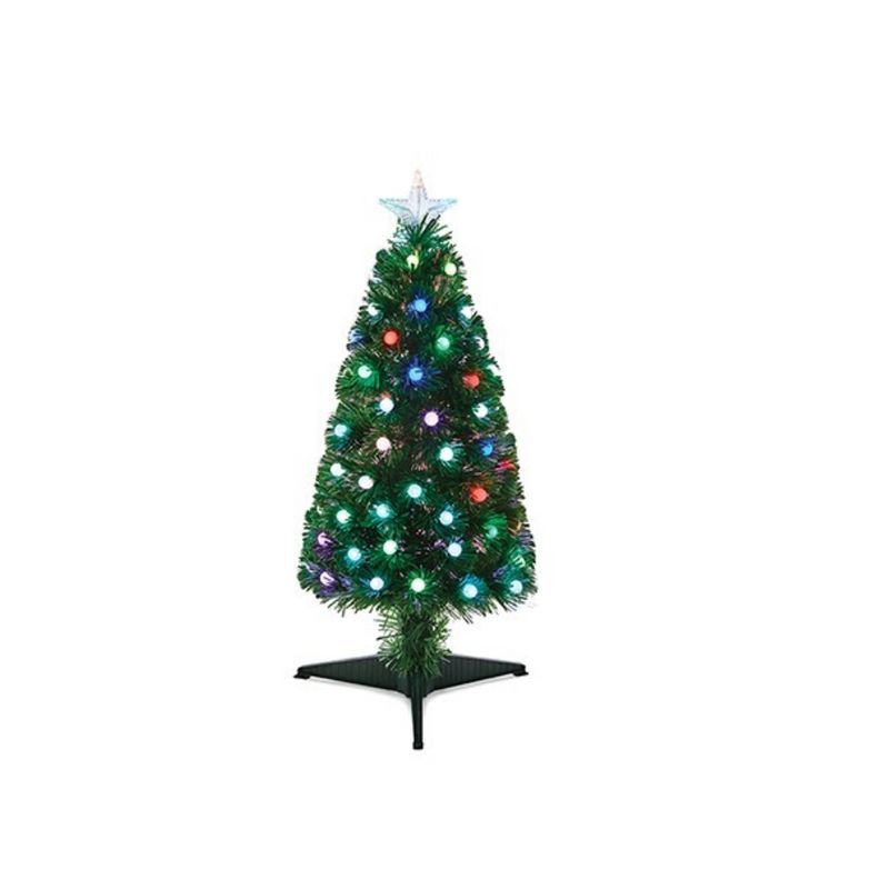 Premier 80cm Star Fibre Optic Christmas Tree