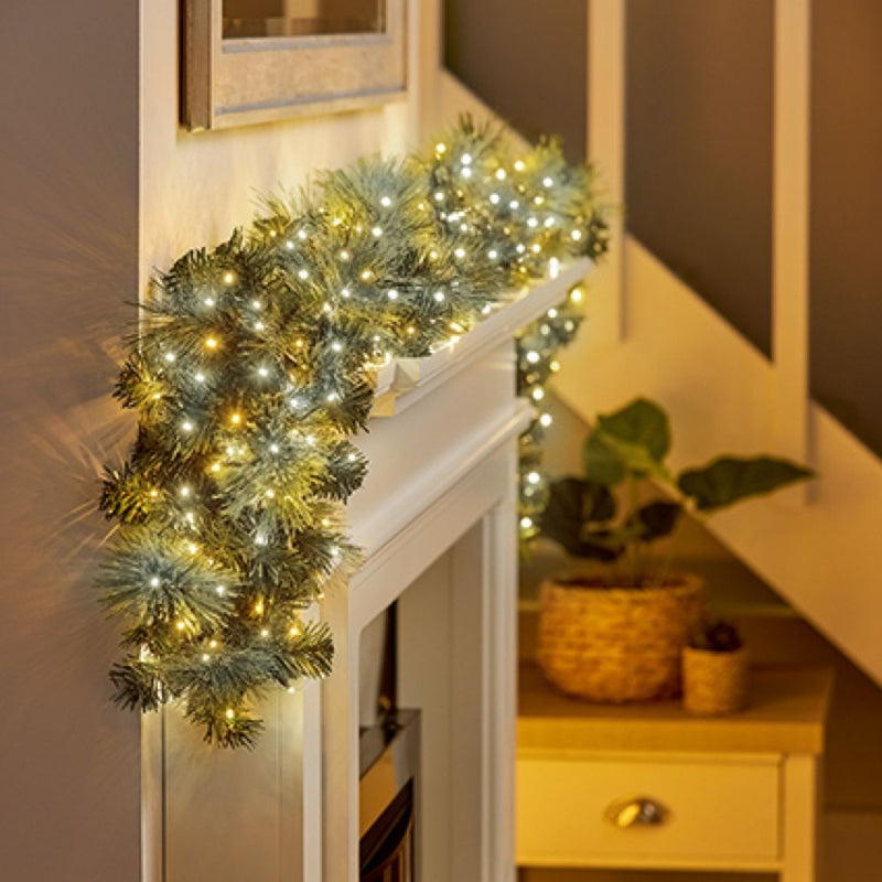 Premier Plug In Christmas Lights (Mains Powered) – Warm White/Cool White LED Cluster String Lights