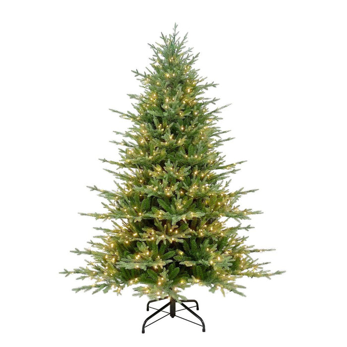 Puleo Arcadia Pine 7ft Prelit Artificial Christmas Tree