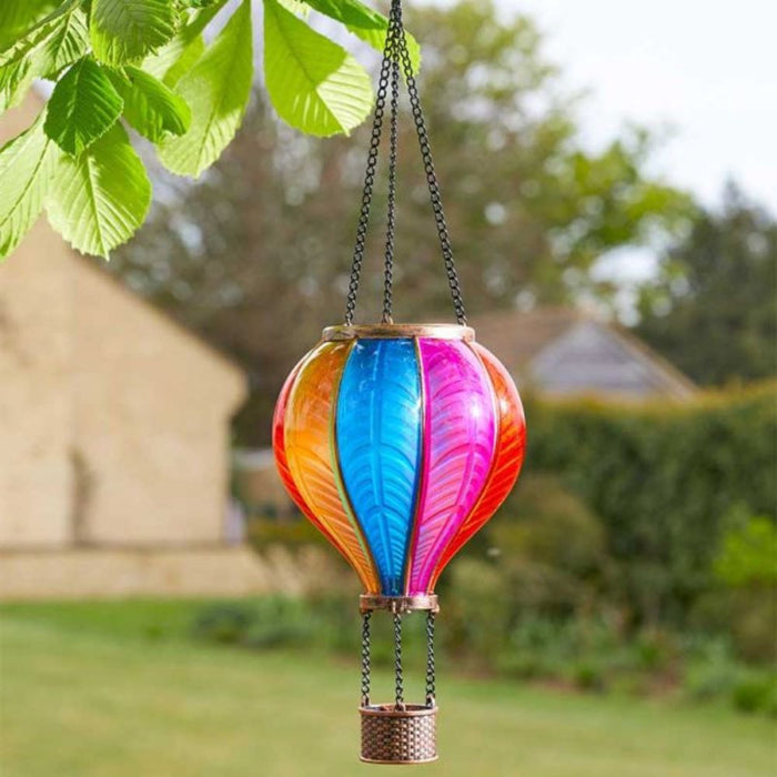 Smart Garden Rainbow Flaming Balloon Solar Cool Flame