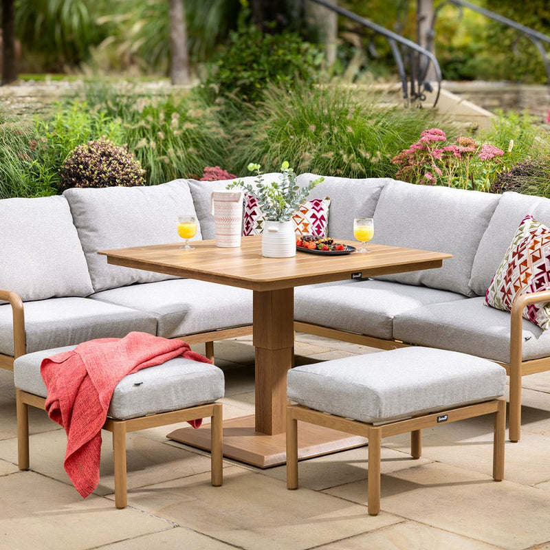 Hartman Sahara Square Casual Dining Set with Adjustable Table