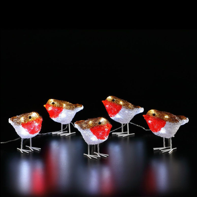 Noma Set of 5 Acrylic Robin String Lights